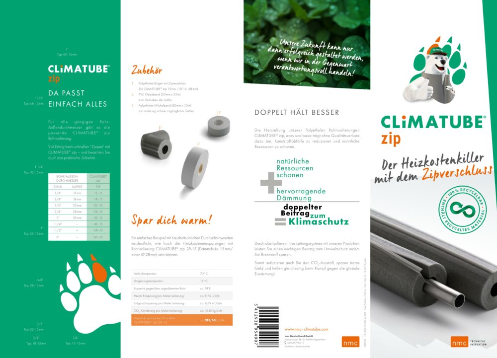 Rohrisolierung Climatube Zip 15mm – Bild 2